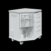 Self contained Large Orthodontic Mobile Cart OC-2
