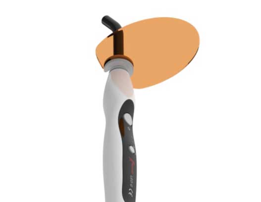 Built-in curing light