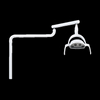 Post mount Whale LED Dental Light